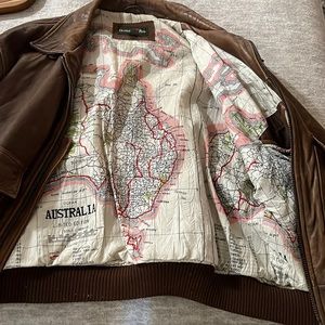 Outback Red brown leather jacket